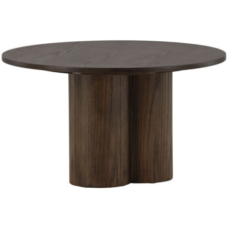 Olivia table basse ⌀80cm marron.