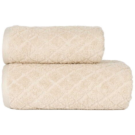Olivier Premium Hellbeige Badetuch 50x90