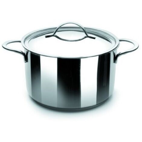 Olla 28Cm Con Tapa Inox Noah Ibili
