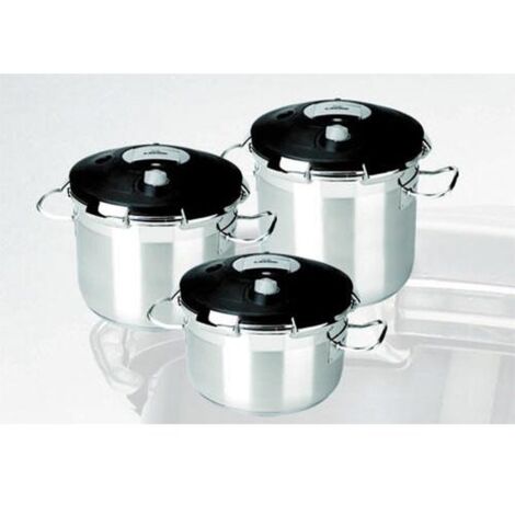 Olla a presión Lacor chef luxe 50818 acero inoxidable 18 litros