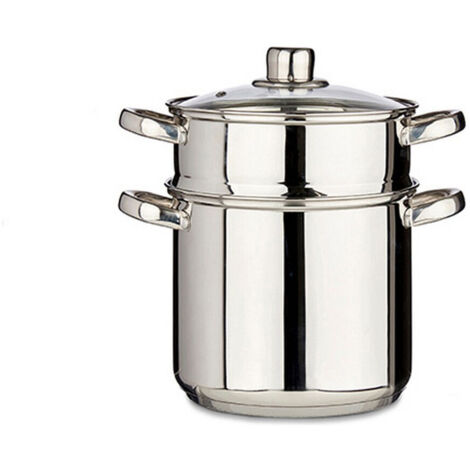 OLLA AL VAPOR INOXIDABLE 6 LITROS
