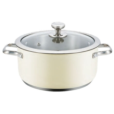 OLLA COCINA 32CM INOX COLOR PASTEL
