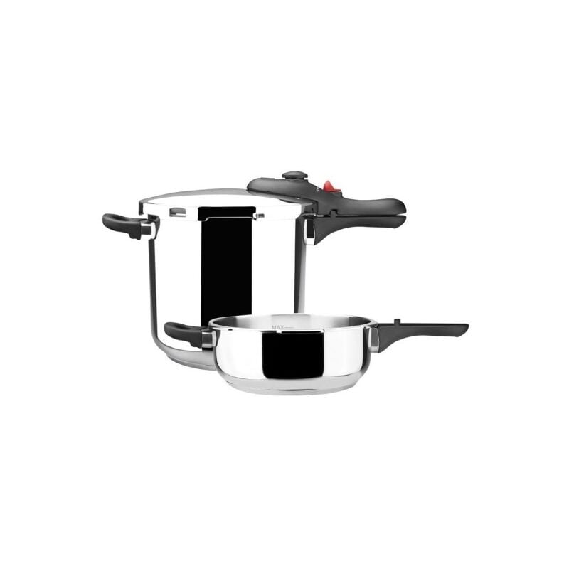 

Olla Cocina Pres 03+06Lt S/Rapida Inox Db - Magefesa