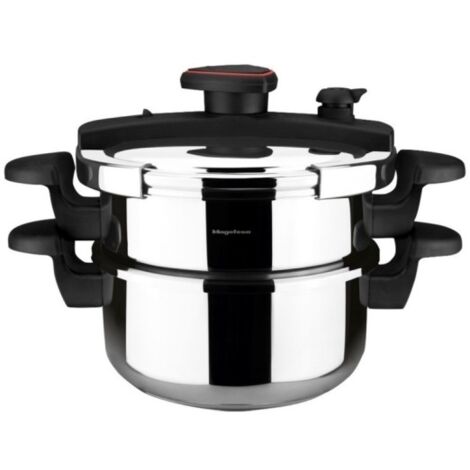 Olla Cocina Presion 4+6Lt S/Rapida Duo Inox Astra Magefesa