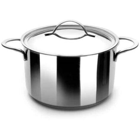 OLLA CON TAPA INOX NOAH 24 CM -  IBILI
