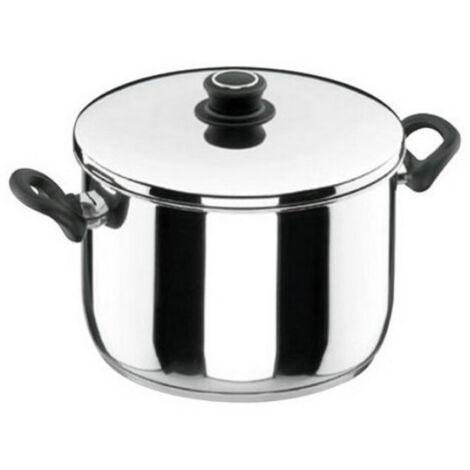 olla de acero inoxidable 26cm con tapa - 85126 - lacor -