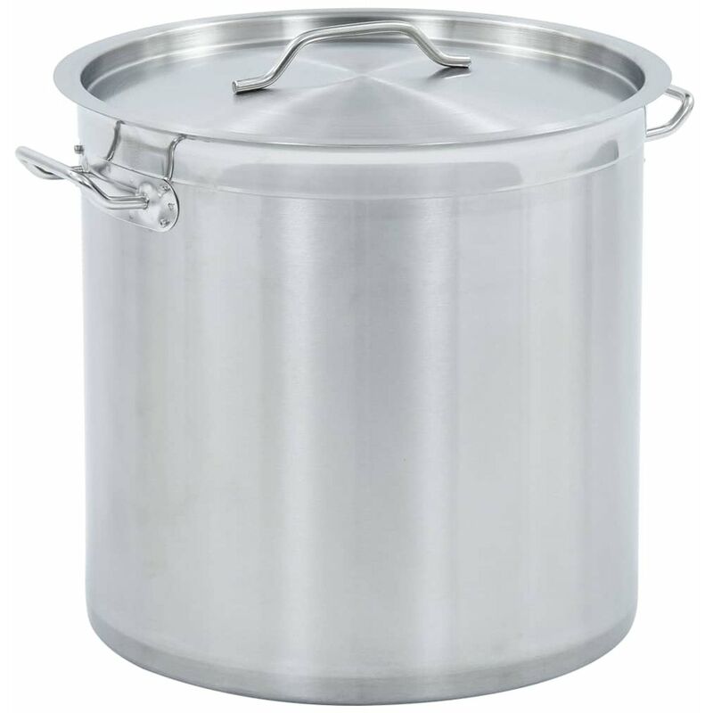 

Happyshopping - Olla de acero inoxidable 33 L 35x35 cm