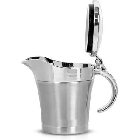 Olla de acero inoxidable para salsa de carne, mermelada, salsa de tomate para carne, condimentos, olla de cocina, olla para salsa, tamaño pequeño (450-500 ml)