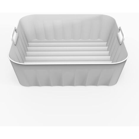 Olla de silicona para freidora de aire de 8,2 pulgadas, sin BPA, bandeja para horno, cesta para pollo frito, alfombrilla de repuesto para parrilla, accesorios