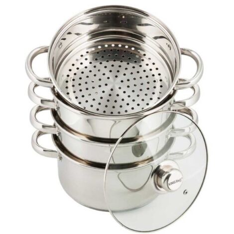 OLLA DE VAPOR KINGHOFF 5 PIEZAS 20cm KH-3322