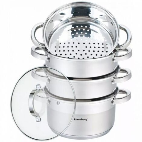 OLLA DE VAPOR KLAUSBERG 5 PIEZAS 20cm KB-7140