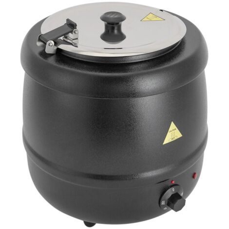 Olla eléctrica para sopa de 10 litros Olla para sopa y mostrador Calentador de sopa