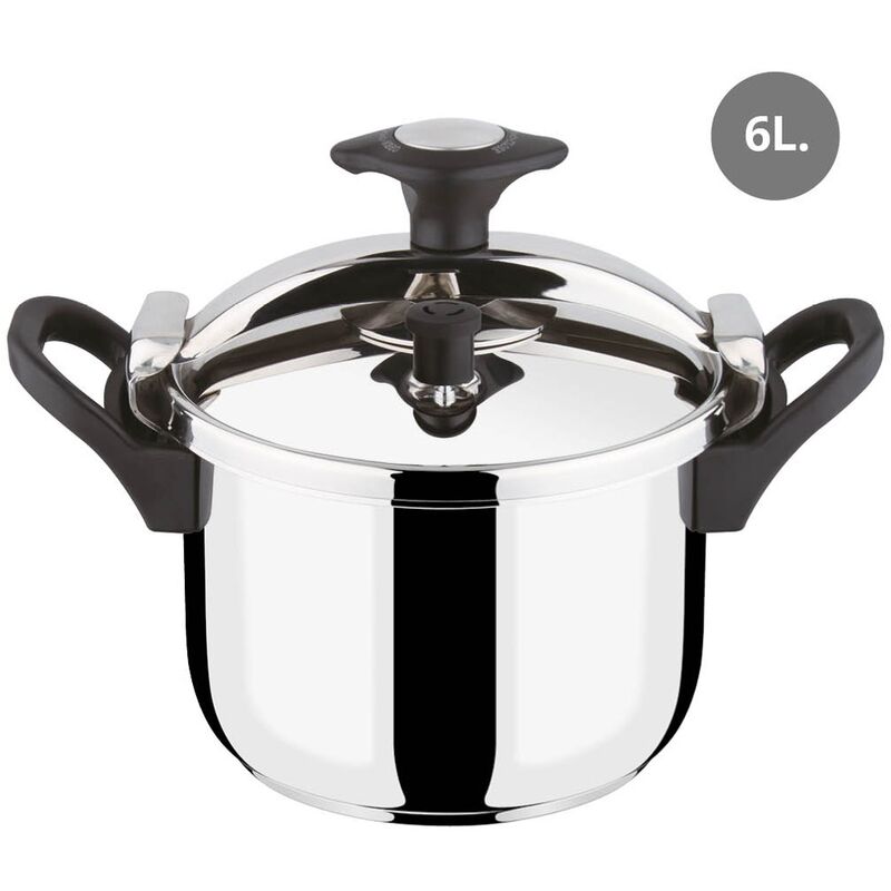 

Olla Express clásica rápida acero inox Ø220mm 6L
