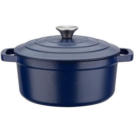 Olla GSW 717267 Azul Blanco Acero 2 Piezas