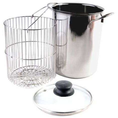 Olla para espárragos de acero inoxidable Vela, diámetro 16 cm, altura 21 cm, Borella