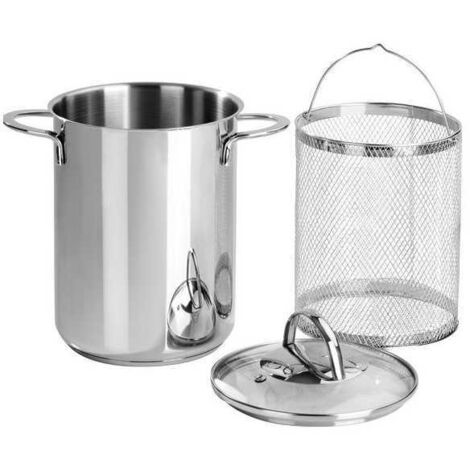 Olla para espárragos Inox 18/10 cm 16 Barazzoni