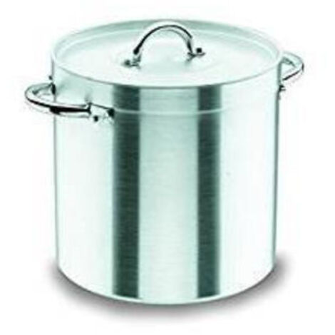 OLLA RECTA C/TAPA 32CM CHEF ALUMINIO