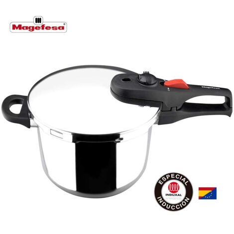 Olla Super Rapida Inox 7,5Lt Magefesa Practica Plus