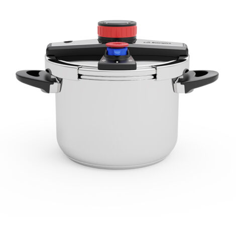 Olla super rapida Orbegozo HP 6200 6 L, 22 cm, acero inoxidable, con abre facil
