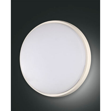 OLLY PLAFONIERA LED 30W 3000K 3220LM BIANCA D.30CM IN ALLUMINIO IP54
