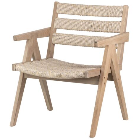 Olmo Ratan Stuhl Braun Mosambik 66X66X84 Cm