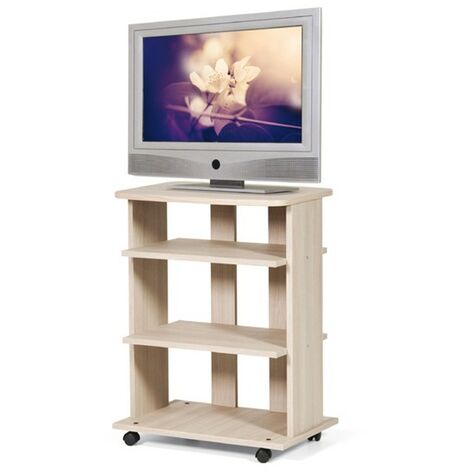 Olmo TV-Wagen 3 Regale mit Rollen Cm 60x45xH 81
