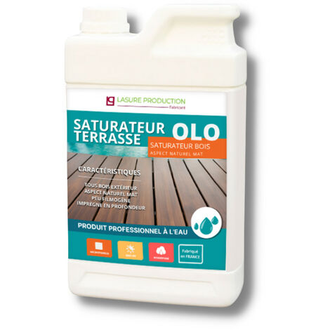OLO  SATURATEUR TERRASSE-Palissandre--Bidon de 20 l