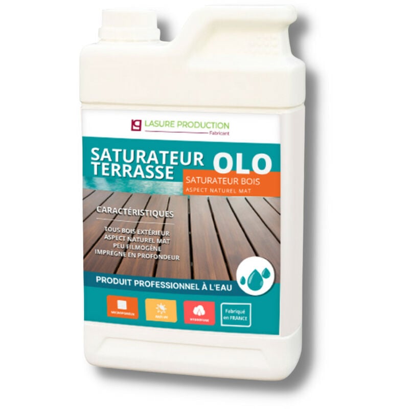 Lasure Production - olo saturateur TERRASSE-Incolore--Bidon de 5 l