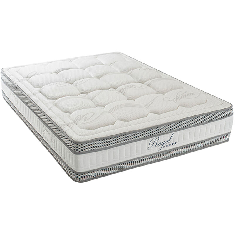 Hypsom - Matelas royal 5 160x200 cm Mousse avec mémoire de forme