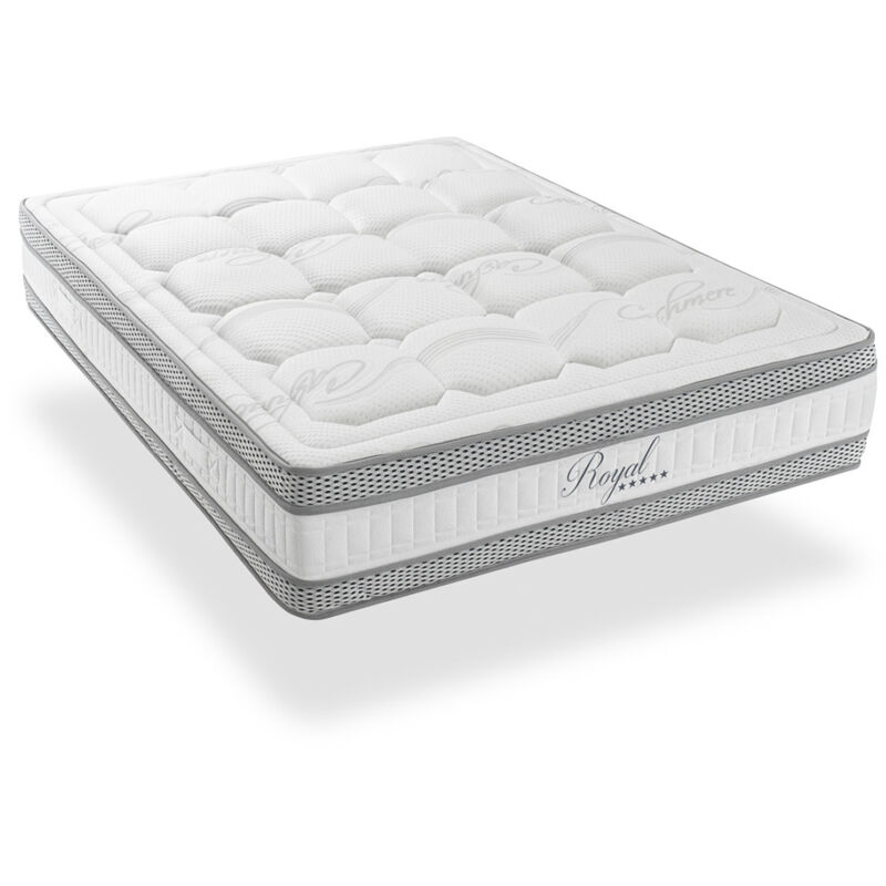 Hypsom - Matelas royal 5 90x190 cm Mousse avec mémoire de forme