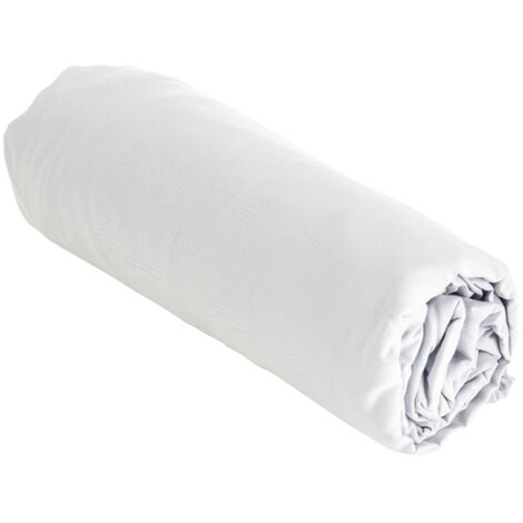 OLYMPE LITERIE Protège matelas absorbant SONGE Coton gratté - Blanc