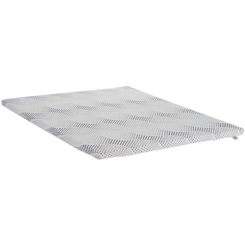 Olympe Literie - neorev Surmatelas viscotouch 160x200 cm Mémoire de forme avec gel thermorégulateur