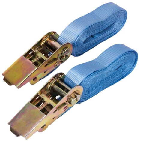 Olympia 05520 One-Piece Endless Tie-Downs, 25mm x 5m (1in x 200in), Pack of 2