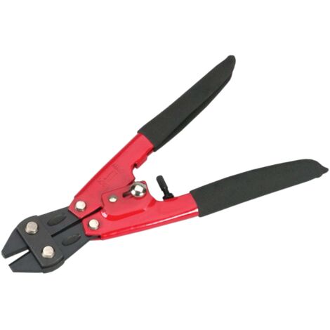 Olympia 39-008 Center-Cut Mini Bolt Cutters, 210mm (8-inch), High Carbon Steel Blades