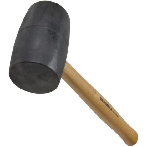 Olympia 61-124 Rubber Mallet – 680g (24oz) Heavy-Duty Rubber Mallet for Construction and DIY Projects