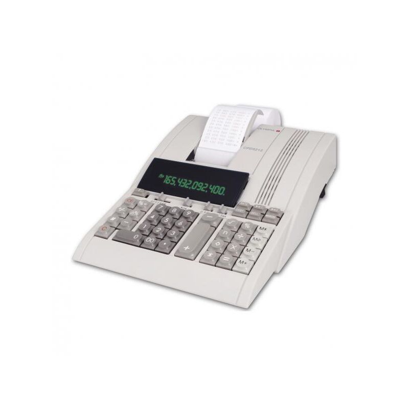 Image of Cpd 5212 calcolatrice Scrivania Calcolatrice con stampa Bianco - Olympia