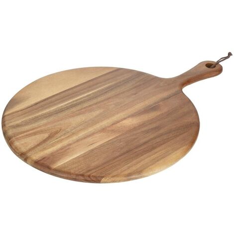 Olympia gm262 Acacia con manico in legno, rotonda, 355 mm