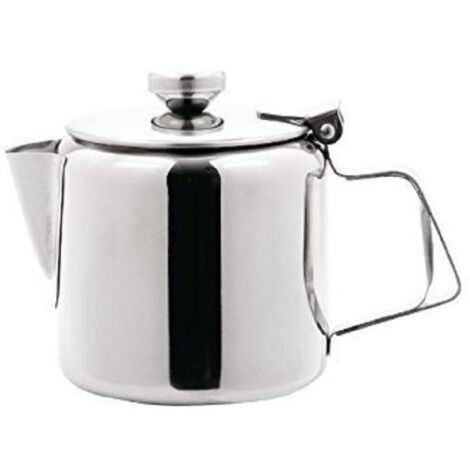 Olympia K677 Concorde teiera, Acciaio Inox, Argento, 410 ml/14oz