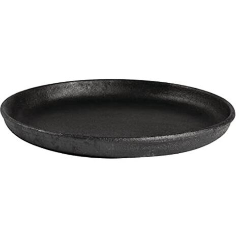 Olympia Piatto rotondo in ghisa da 220 mm, vassoio da ristorazione commerciale