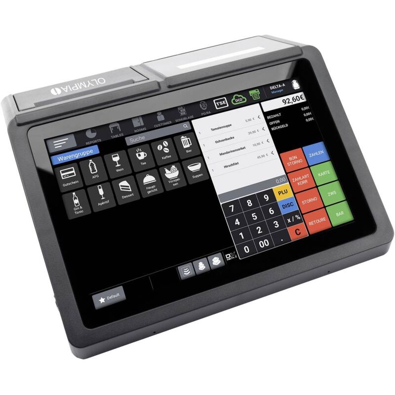 Olympia T110 Caisse enregistreuse noir