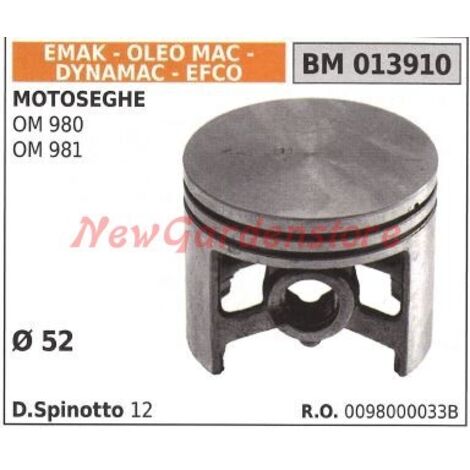 OM 980 OM 981 piston de tronçonneuse Ø  52mm EMAK 013910