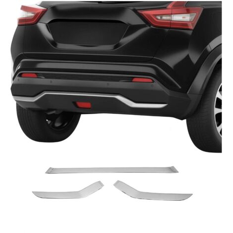 OMAC Baguettes de Garniture arrière pour Honda City 2019-2026 3Pcs en Acier Silver