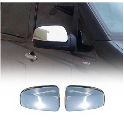 OMAC Coques de Rétroviseurs pour Mercedes Viano W639 2010-2014 en Acier Chromé Argent