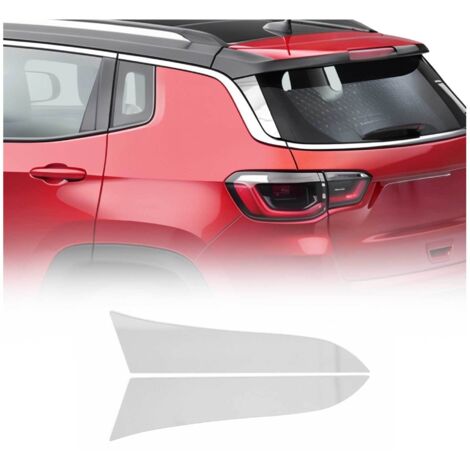 OMAC Couvercle Aile becquet latéral fenêtre arrière Jeep Compass 2017-2025 INOX chromé