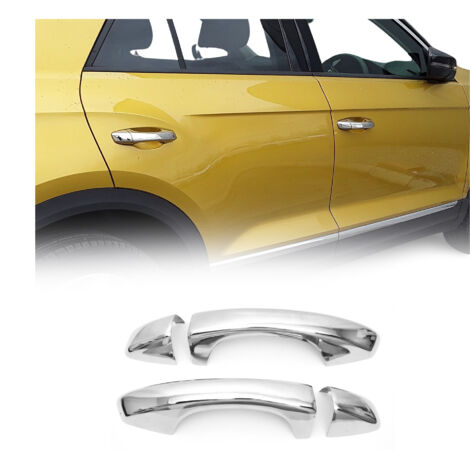 OMAC Couverture de poignée de porte Compatible avec VW Golf 2012-2019 en Acier Inoxydable 4Pcs