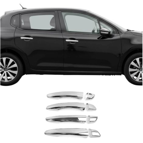 OMAC Couverture de poignée porte pour Citroen C3 / C3 Aircross 2016-2024 H1 Chromé