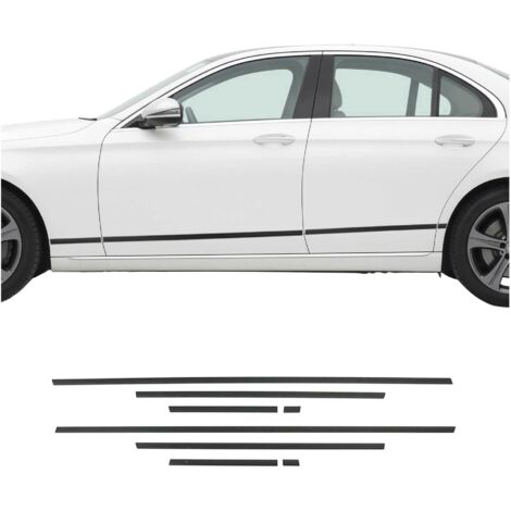 OMAC Garniture Baguette de Porte latérale pour Mercedes Classe C W205 2015-2021 Alu