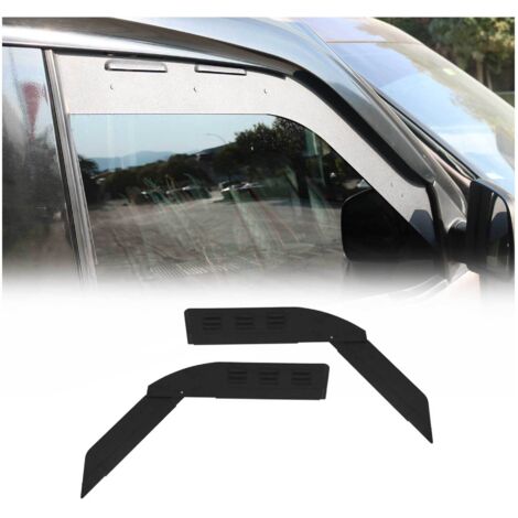 OMAC Grille d'aération de Fenêtre de Voiture Airvent pour VW Transporter T4 1990-2003 Grille de Ventilation Aérateur de Fenêtre 2 Pcs Noir
