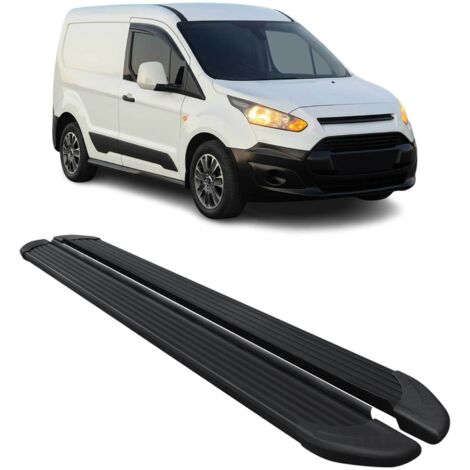 OMAC Marchepieds Latéraux pour Ford Connect 2014-2024 Noir Aluminium L1 Court 2Pcs
