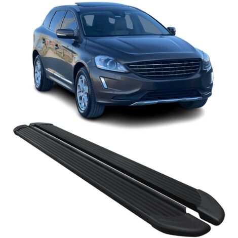 OMAC Marchepieds Latéraux pour Volvo XC90 2002 à 2014, Marchepied latéral de Voiture en Aluminium, 2 Pcs, Noir